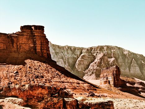 rock and road trip at Utah,USA in summer