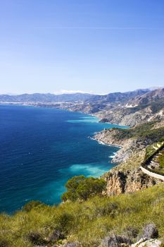 Landscape of Andalusia in Spain