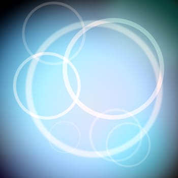 Abstract colorful background with light and circles