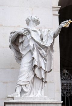 St. Peter statue at Salzburg Cathedral, Austria