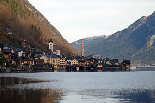 Hallstatt village, Salzkammergut of Austria