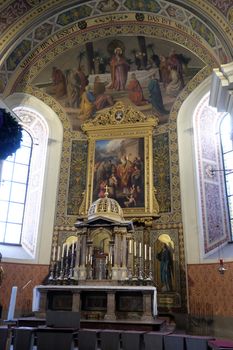 The parish church of St. Nicholas in Bad Ischl, Austria