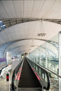 Suvarnabhumi Airport (BKK) is the main hub for Thai Airways (TG) and the largest airport serving Bangkok, the capital of Thailand.