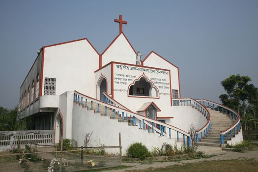 The Catholic Church in Ranigarh, West Bengal, India.