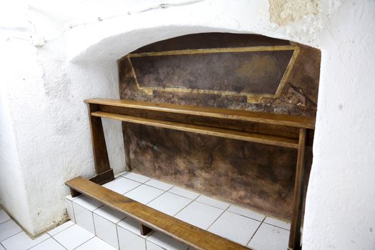 The tomb of the Servant of God Peter Barbaric in the Church of St. Aloysius in in Travnik, Bosnia and Herzegovina