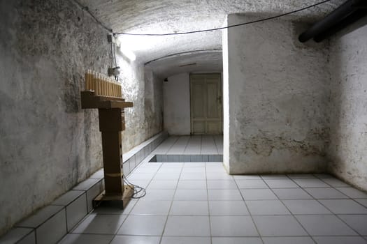 The tomb of the Servant of God Peter Barbaric in the Church of St. Aloysius in in Travnik, Bosnia and Herzegovina