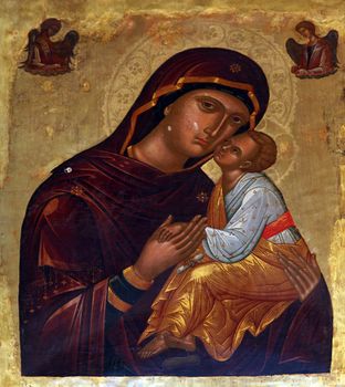 Madonna with Child, Catholic Church Saint Jerome, in Herceg Novi, Montenegro