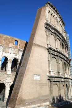 The Colosseum in Rome, Italy