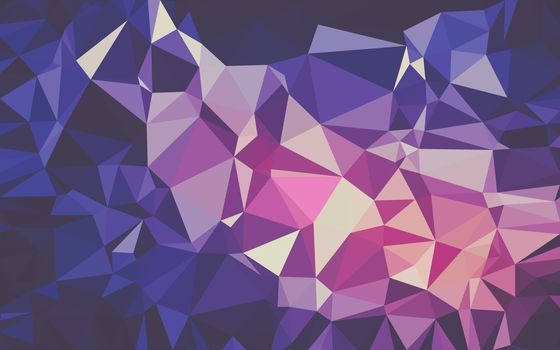 Abstract low poly background, geometry triangle, mosaic pastel color background