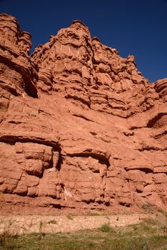 Travel destination and moroccan landmark - Dades Canyon, Atlas Mountains, Morocco