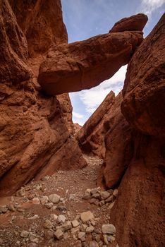 Travel destination and moroccan landmark - Dades Canyon, Atlas Mountains, Morocco