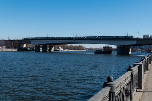 Urban river and Metro bridge 28 march 2016