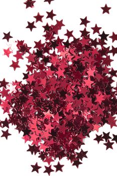 Red stars on white background