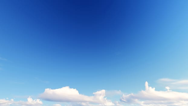 Cloudy blue sky abstract background, blue sky background with tiny clouds, 3d rendering

