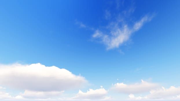 Cloudy blue sky abstract background, blue sky background with tiny clouds, 3d rendering

