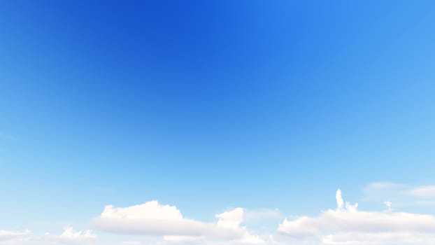 Cloudy blue sky abstract background, blue sky background with tiny clouds, 3d rendering

