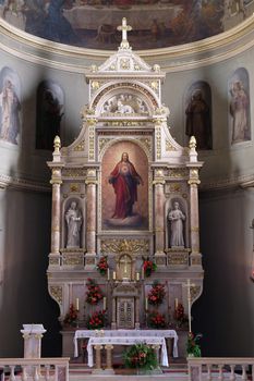 Basilica of the Sacred Heart of Jesus in Zagreb, Croatia