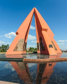 Memorial in honor of the Victory in Second World War. Chisinau, Moldova.