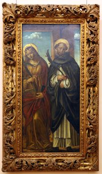 Befendente Ferrari: St. Catherine of Alexandria and St. Peter Martyr, Old Masters Collection, Croatian Academy of Sciences in Zagreb, Croatia
