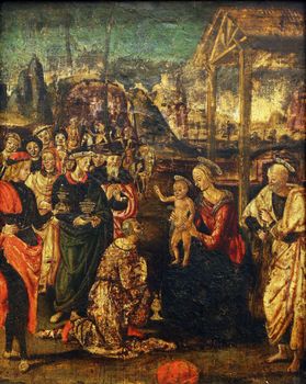 Amico Aspertini: Adoration of the Magi, Old Masters Collection, Croatian Academy of Sciences in Zagreb, Croatia