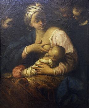 Simone Cantarini: Virgin and Child, Old Masters Collection, Croatian Academy of Sciences in Zagreb, Croatia