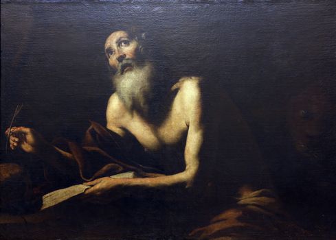 Jusepe de Ribera lo Spagnoletta: St. Jerome, Old Masters Collection, Croatian Academy of Sciences in Zagreb, Croatia