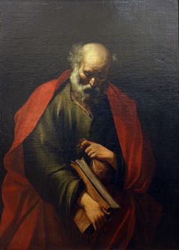 School Jusepe Ribera de lo Spagnoletta: St. Matthias, Old Masters Collection, Croatian Academy of Sciences in Zagreb, Croatia