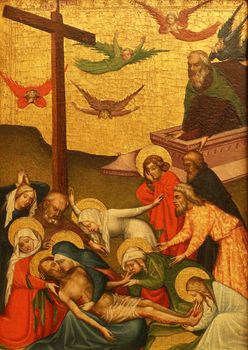 Unknown Styrian painter: Lamentation of Christ, Old Masters Collection, Croatian Academy of Sciences in Zagreb, Croatia