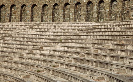 New amphitheater in Marmaris, Turkey, abstract architecture