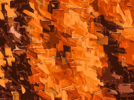 brown and dark brown drawing and painting abstract background