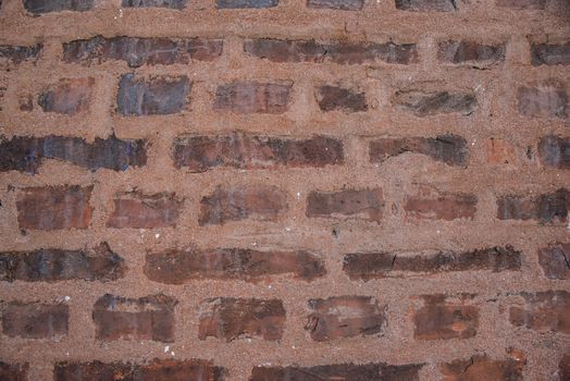 Medieval Fortress Antique Brick Rampart background