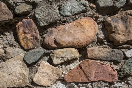 The surface of the stone wall background