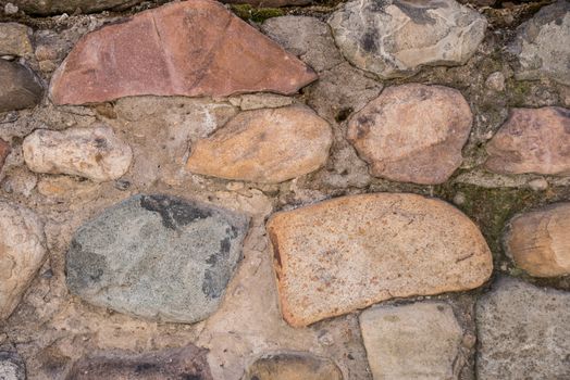 The surface of the stone wall background