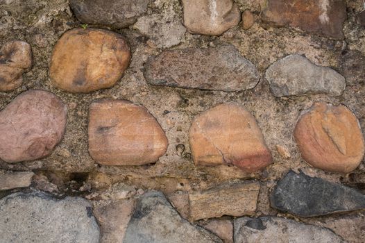 The surface of the stone wall background