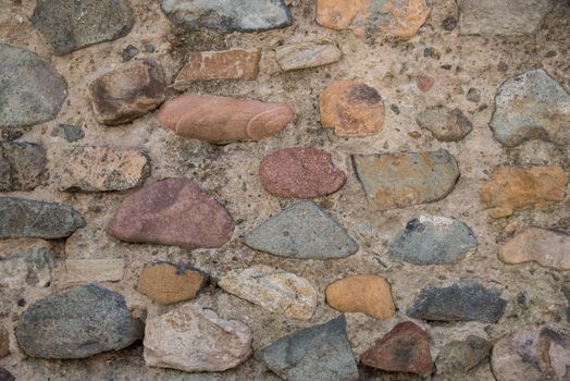 The surface of the stone wall background