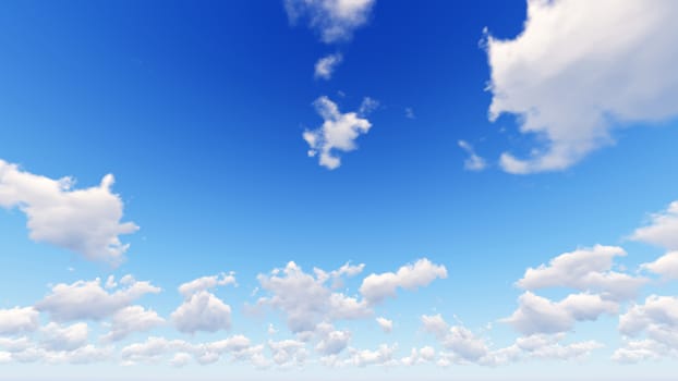 Cloudy blue sky abstract background, blue sky background with tiny clouds, 3d rendering

