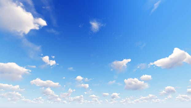 Cloudy blue sky abstract background, blue sky background with tiny clouds, 3d rendering

