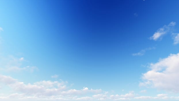 Cloudy blue sky abstract background, blue sky background with tiny clouds, 3d rendering

