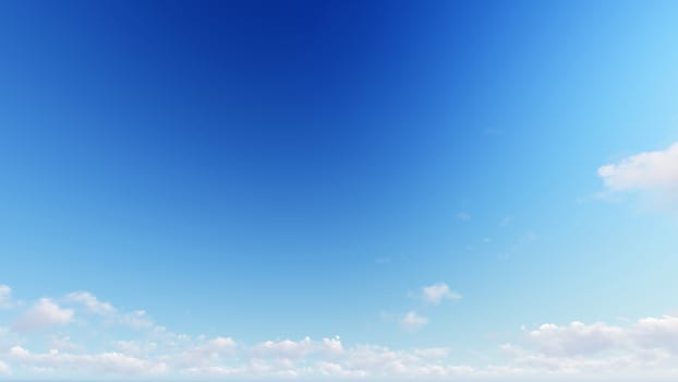 Cloudy blue sky abstract background, blue sky background with tiny clouds, 3d rendering

