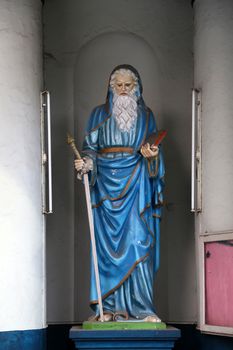 Saint Paul, Catholic Cathedral of the Most Holy Rosary, commonly known as the Portuguese Church, in Kolkata. It is also known as the known as the Murgihata Church and was founded in 1799.