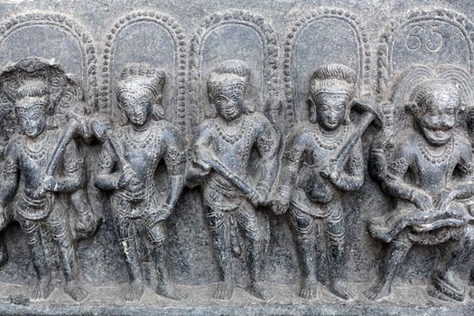 Dasavatara, from 10/11th century found in Basalt, Bihar now exposed in the Indian Museum in Kolkata