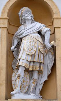 Mars, Roman god of war, Arsenal (Zeughaus) historic center listed as World Heritage by UNESCO in Graz, Styria, Austria