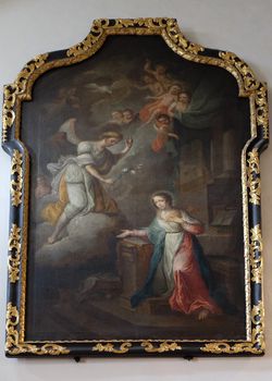 Annunciation of the Virgin Mary, Franciscan Church in Graz, Styria, Austria on January 10, 2015.