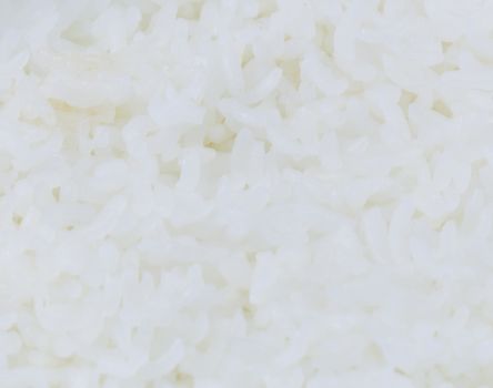 cooked white rice background texture close up
