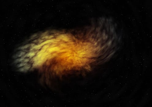 Small part of an infinite star field of space in the Universe. "Elements of this image furnished by NASA".
