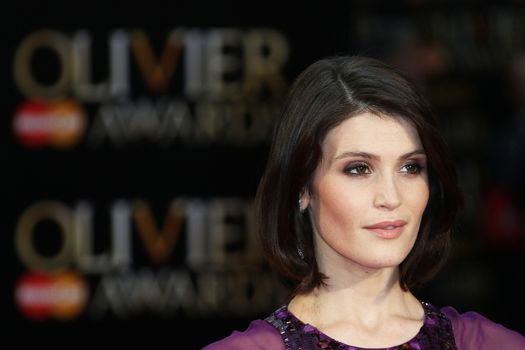 UK, London: Gemma Arterton hits the red carpet for the Olivier Awards at the Royal Opera House in London on April 3, 2016.