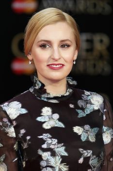 UK, London: Laura Carmichael hits the red carpet for the Olivier Awards at the Royal Opera House in London on April 3, 2016.