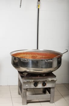 industrial cooking restaurant kitchen equipment- cooking beans