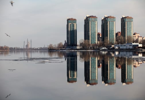 St. Petersburg, Russia, March 22, 2016 Modern architecture St. Petersburg