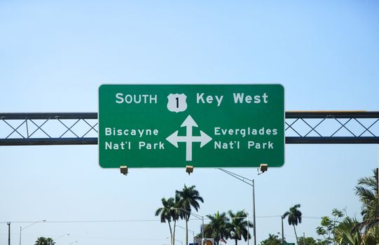 Key West street sign, South Florida